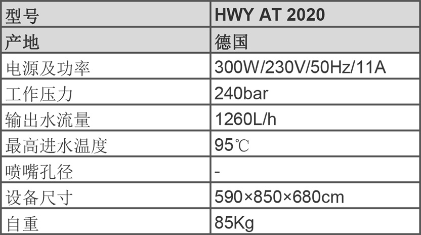 熱水高壓清洗機性能特點